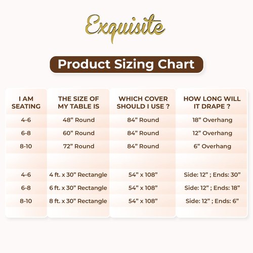 Exquisite 12-Pack Premium Plastic Tablecloth 12-Pack Premium Plastic 54-Inch-by-108-Inch Rectangle Tablecloth, Ivory