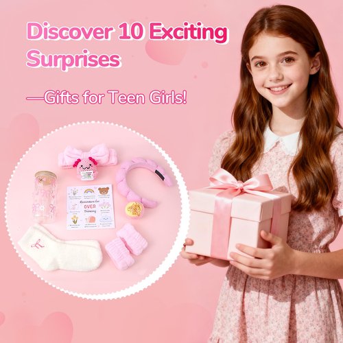 HIDDEN NUTS Gifts for Teen Girls, Teen Gifts Trendy Stuff, Tween Girls Gift, Bow-knot Drinking Cup Birthday Present Christmas Gift, for Teenager Daughter, Sister, Best Friend