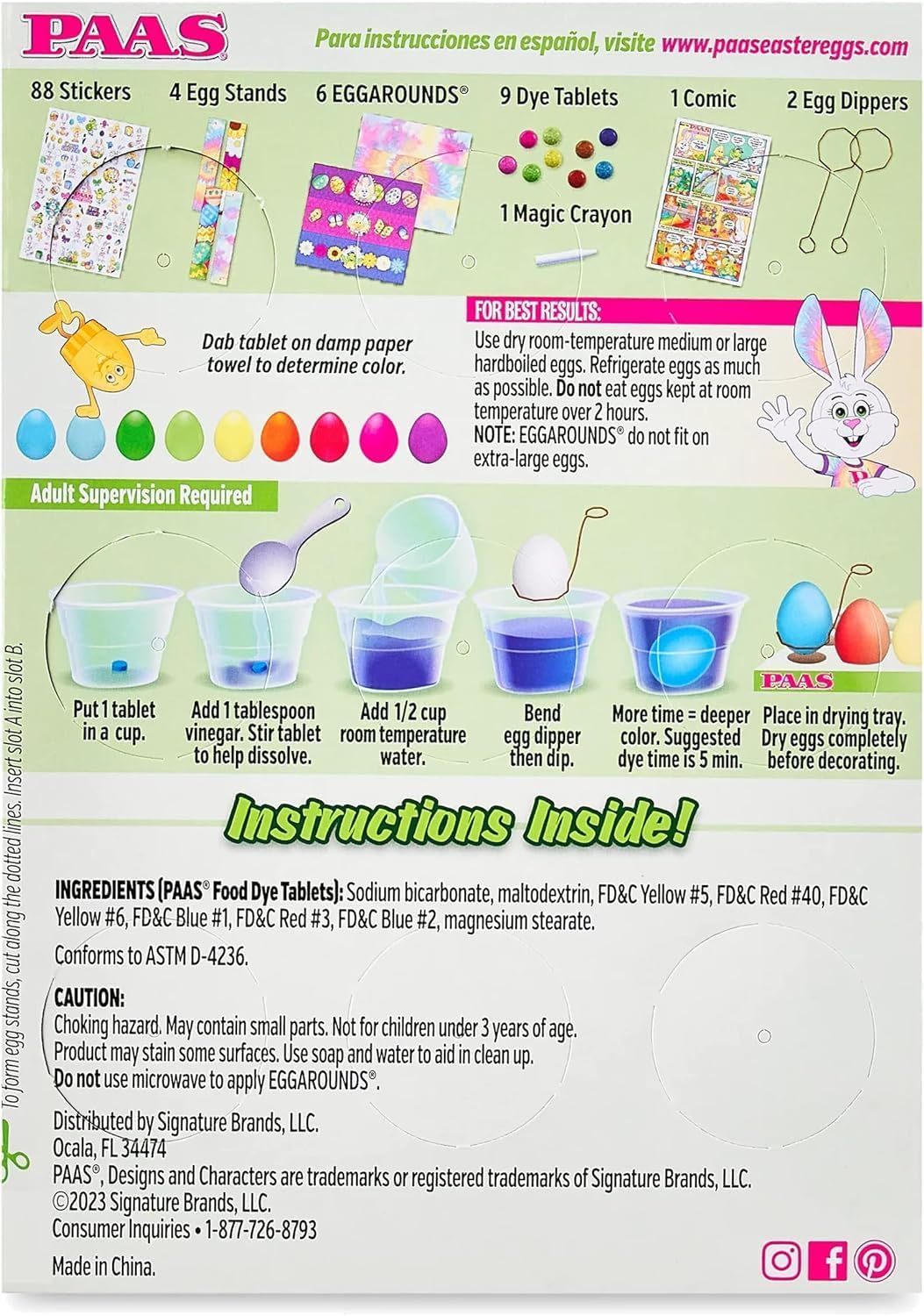PAAS Deluxe Easter Egg Decorating Kit - Fun & Creative Family Activity | Perfect for All Ages