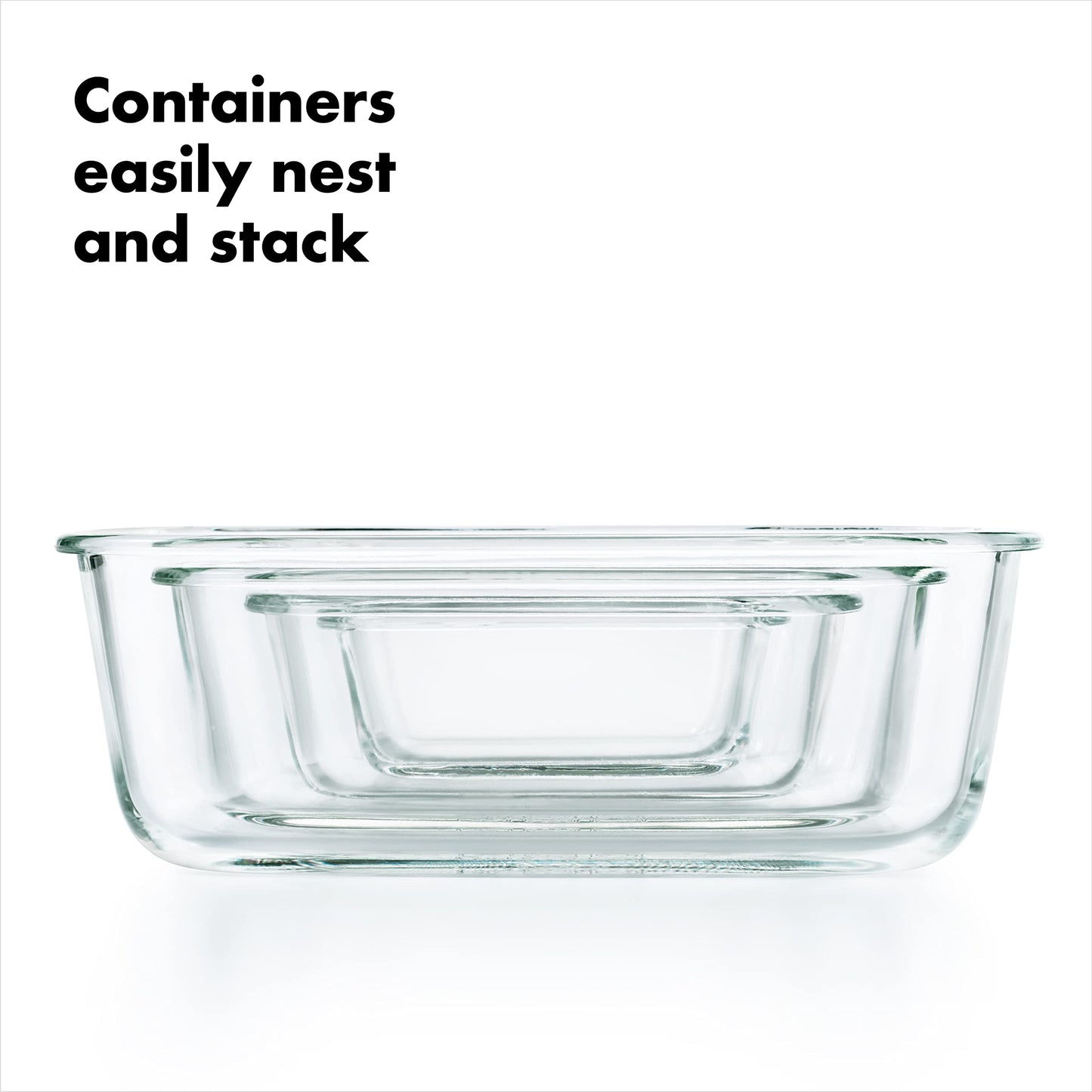 OXO Good Grips 16 Piece Glass Smart Seal Airtight Everyday Container Set
