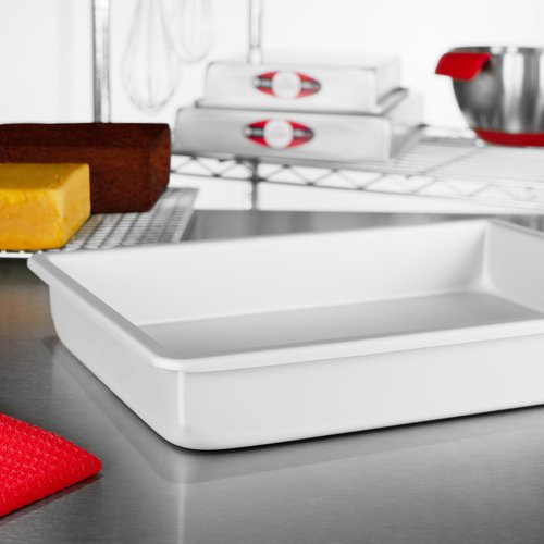 Fat Daddio's POB-9132 Sheet Cake Pan, 9 x 13 x 2 Inch, Silver