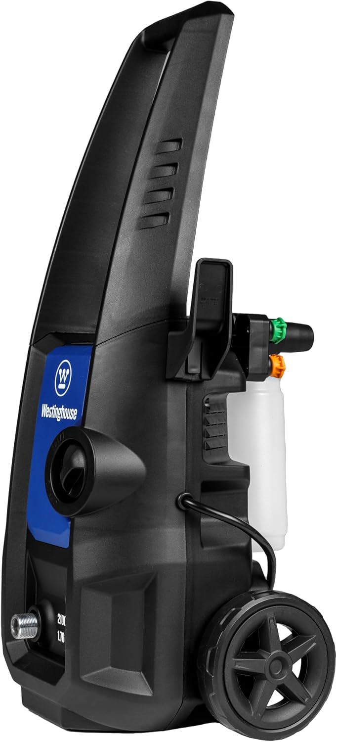 Westinghouse ePX3050 Electric Pressure Washer - 2100 PSI, 1.76 GPM, Foam Cannon & Turbo Nozzle for Versatile Cleaning