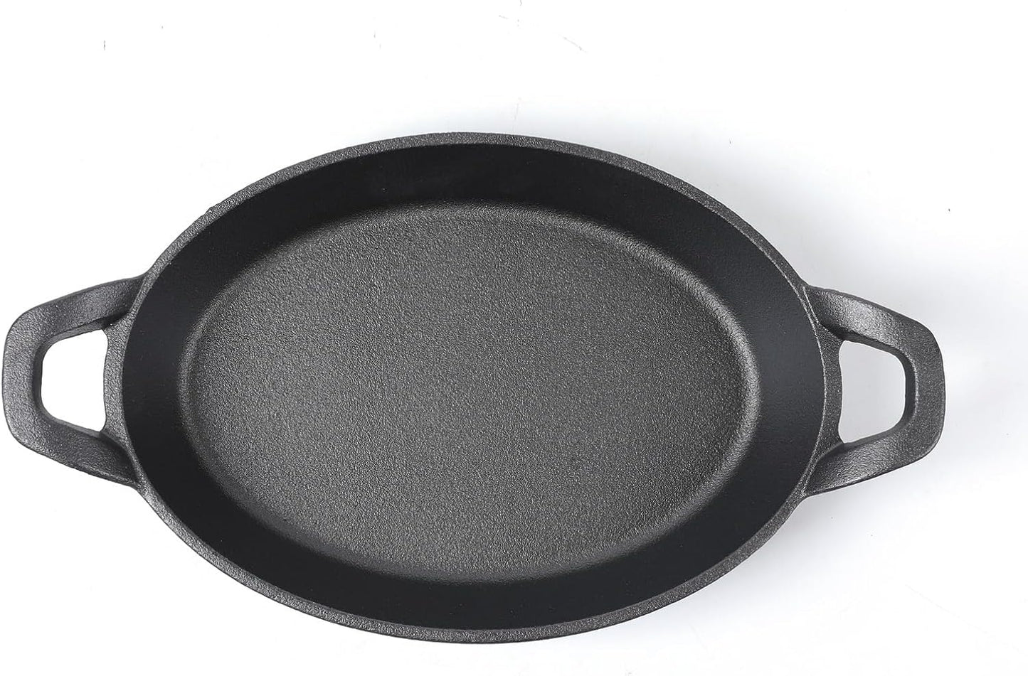 HAWOK Cast Iron Oval Serving Au Gratin Cookware Set of 4………