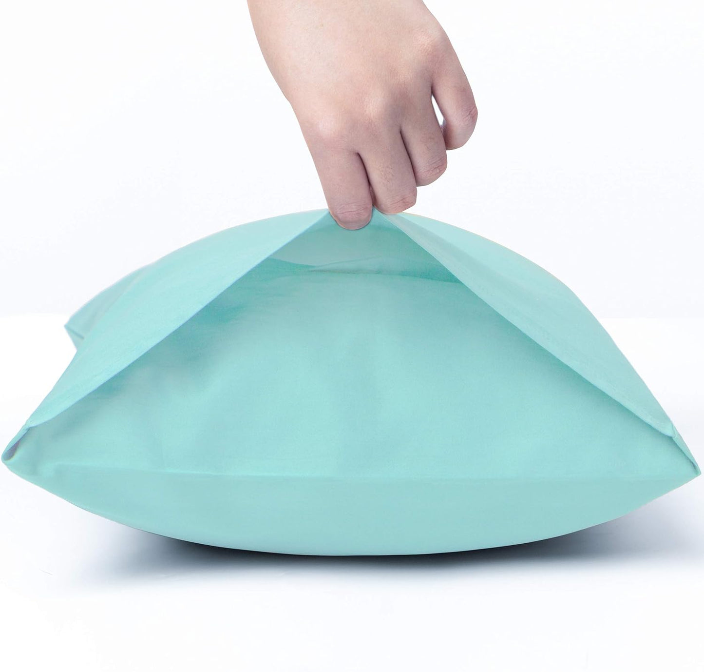 NTBAY Egyptian Cotton Pillowcases - Soft & Breathable 500 Thread Count | Set of 2, Aqua 20x30