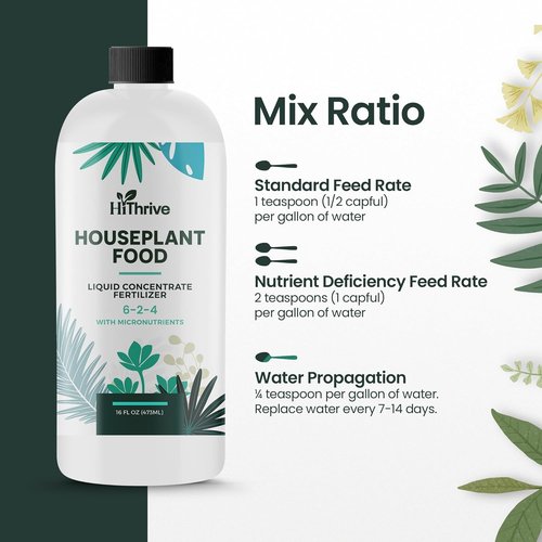 Houseplant Fertilizer by [Brand Name] - All-Purpose Indoor Plant Food, Makes 87+ Gallons, 16oz