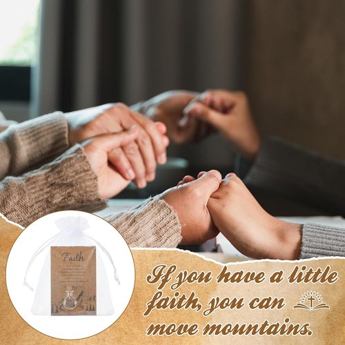 Funnymoom 50 Pack Faith Gifts for Women - Christian Baptism & Wedding Religious Supplies