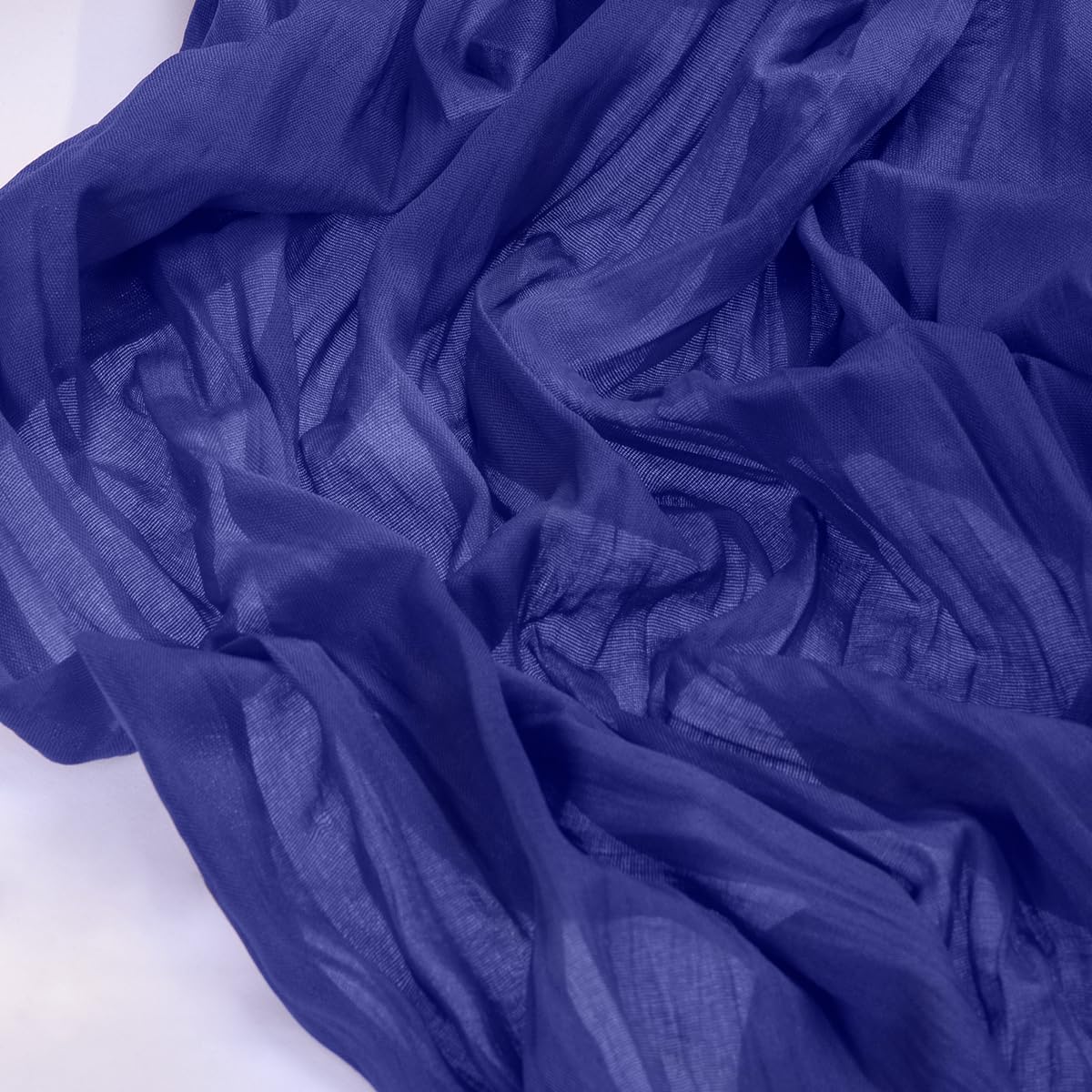 Socomi 10pcs Royal Blue Cheesecloth Table Runner Boho Rustic Gauze 120 inch 10FT Cheese Cloth Sheer Runner for Wedding Party Baby Shower Birthday Home Decor Holiday Decorations