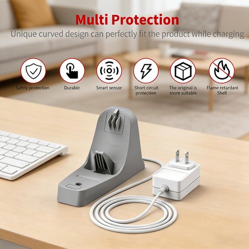 Black + Decker Charging Dock - 8.2V 150mA Replacement Charger for HNVC215B Handheld Vacuum