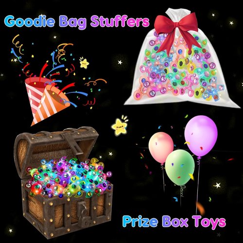 24PCS Light Up Fidget Spinner Bracelets Glow Party Favors Bulk for Kids 4-8 8-12 Summer Goodie Treat Bag Stuffers Classroom Treasure Box Toys Carnival Prizes Pinata Fillers Birthday Return Gifts