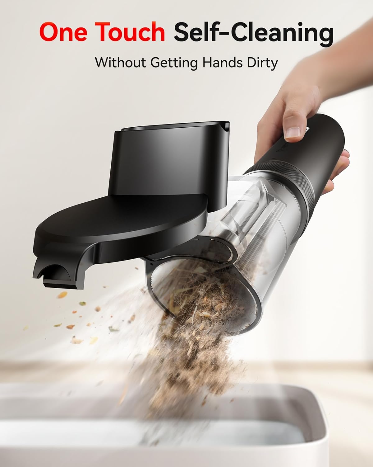 REDTIGER Cordless Car Vacuum - 21000PA Portable Handheld Cleaner with 70 Min Runtime | Lightweight 4-in-1 Design