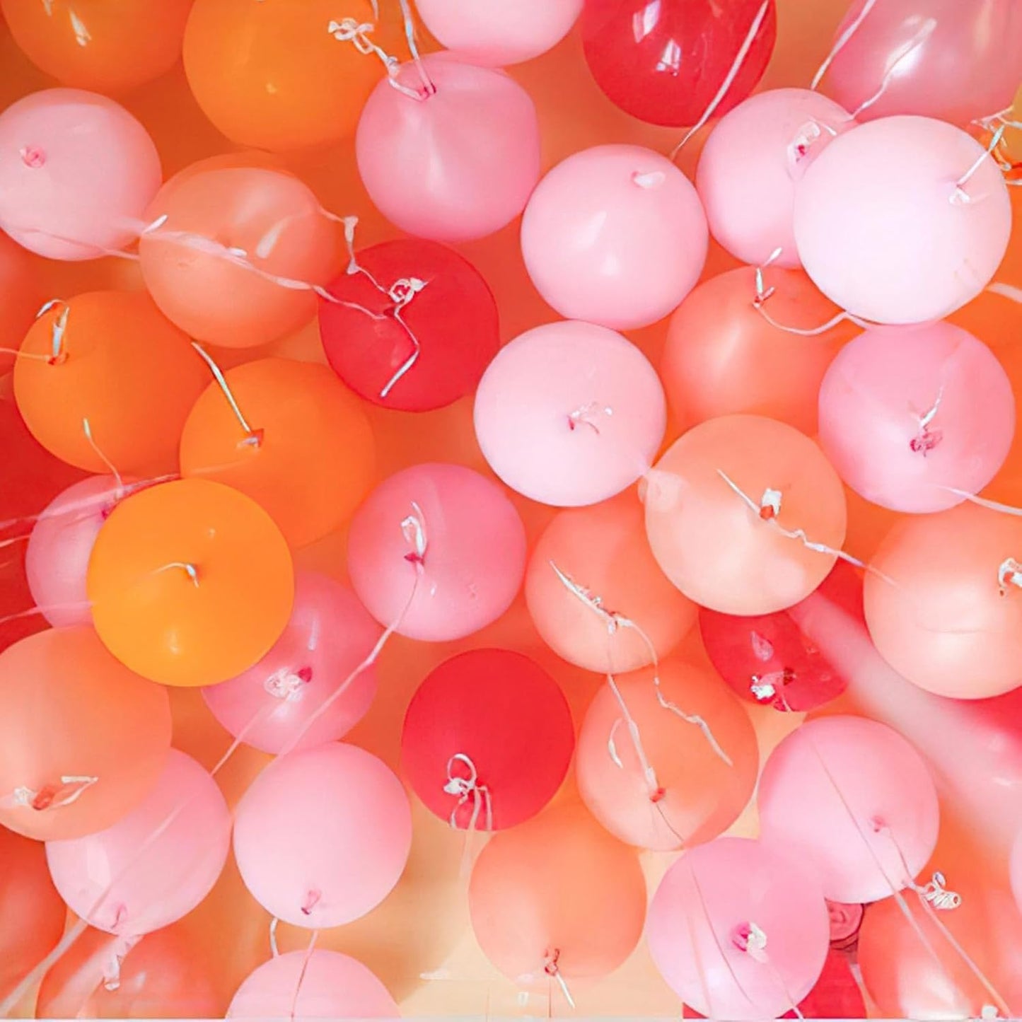 PartyWoo Coral Balloons - 140-Piece Latex Balloon Arch Kit for Weddings & Baby Showers | Various Sizes