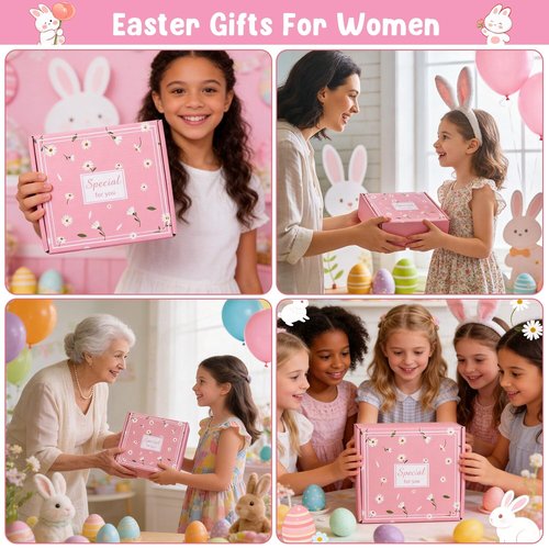 Easter Gifts for Teens Girls, Women, Easter Basket Stuffers for Teen Girls, Easter's Basket Idea for Teens, Bunny Gift for Girl,Easter's Baskets Essentials for Adults