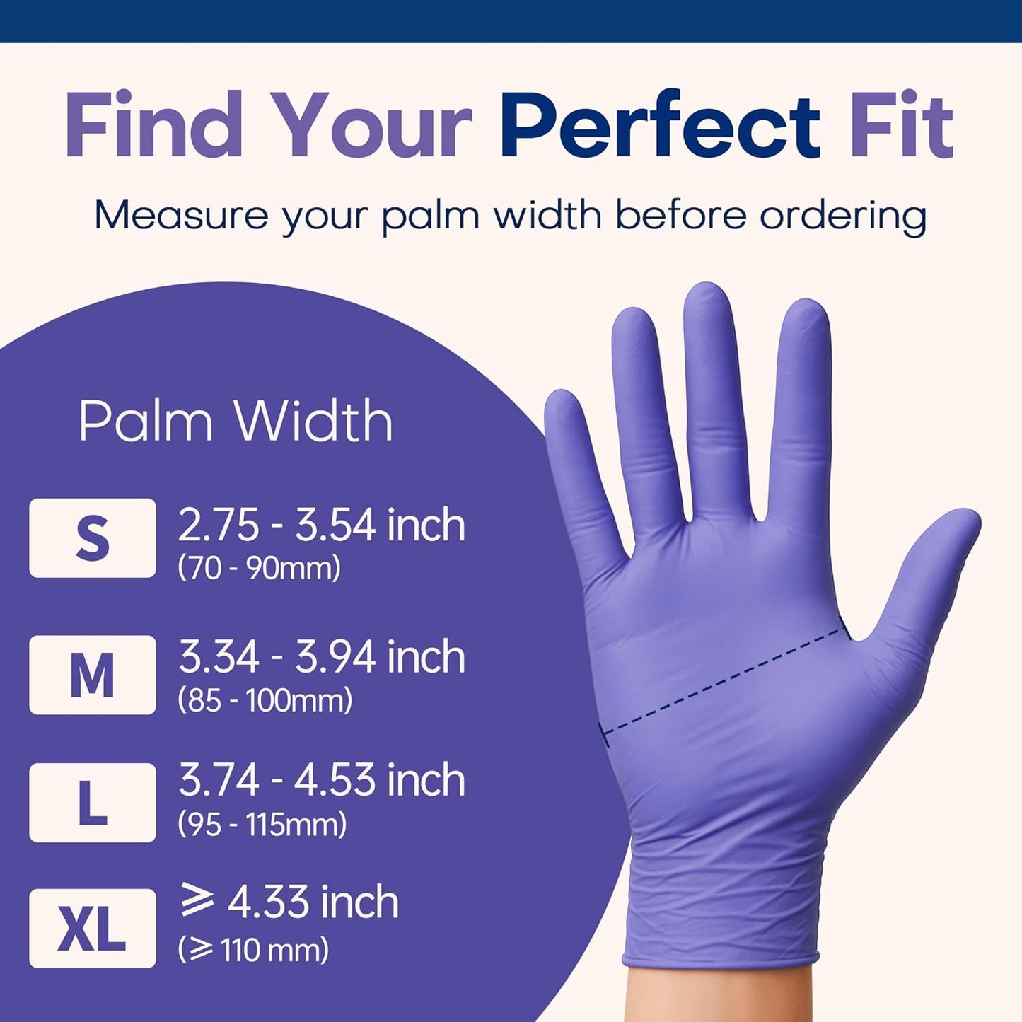 Supmedic Medical Soft Max™ Nitrile Disposable Gloves - 100 Ct | Latex-Free, Powder-Free, Food Safe