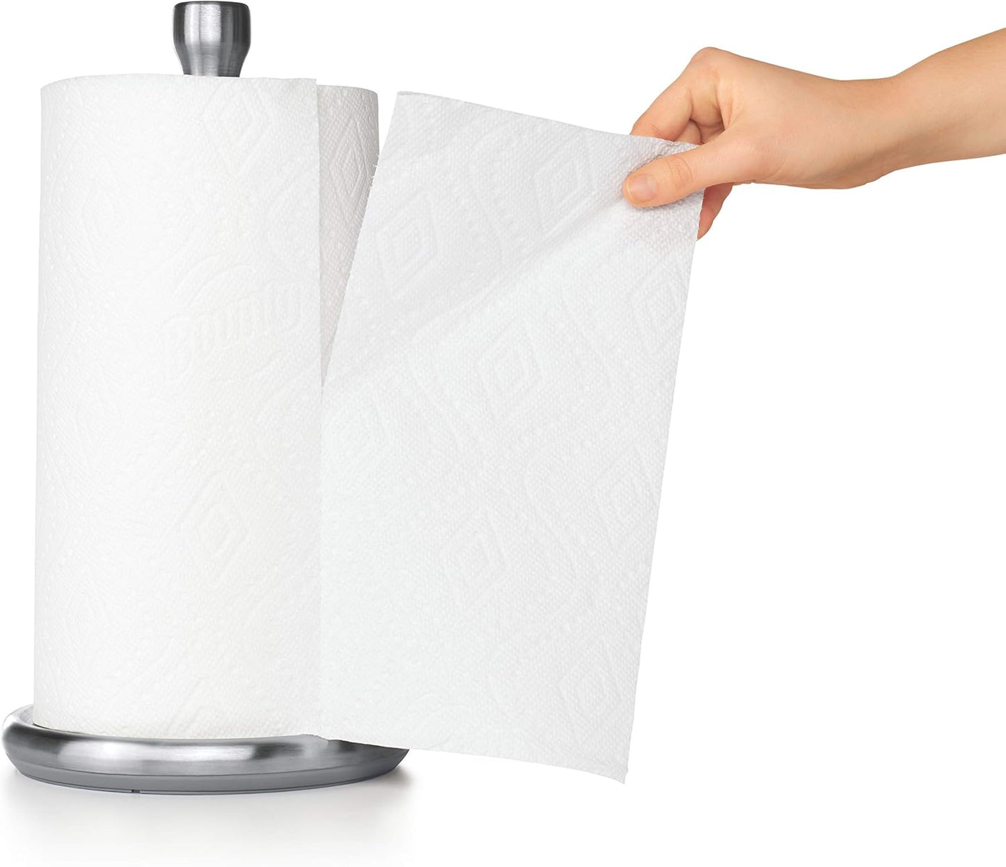 OXO Good Grips Paper Towel Holder - Steady Design for Countertop Use | Sleek and Durable