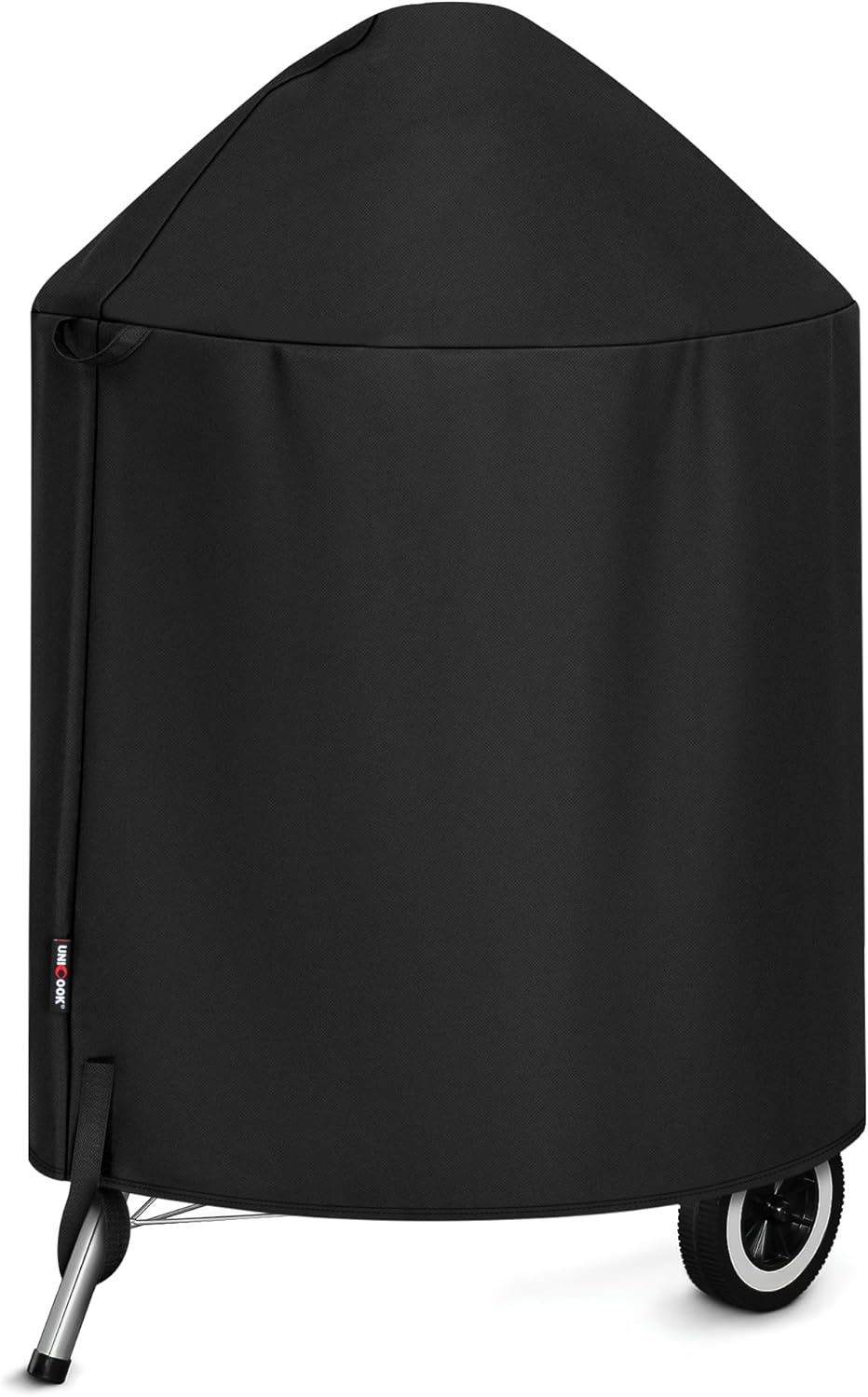 Unicook Heavy-Duty Round Kettle Grill Cover - Waterproof & Fade Resistant | Fits 22-Inch Weber Charcoal Grill