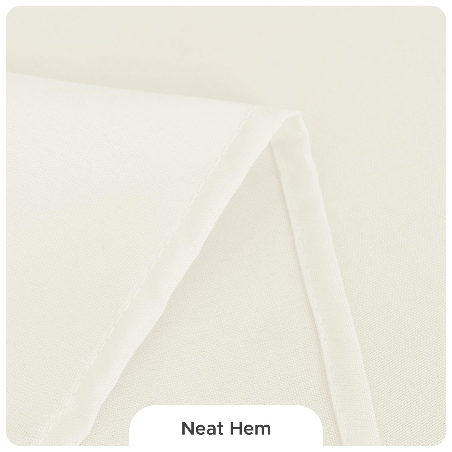 Fitable 8 Pack Round Tablecloths: Stain Resistant Wrinkle Free Circle Table Clothes, Washable Reusable Polyester Table Covers for Wedding Party Birthday Banquet Reception(Ivory, 84 Inch)