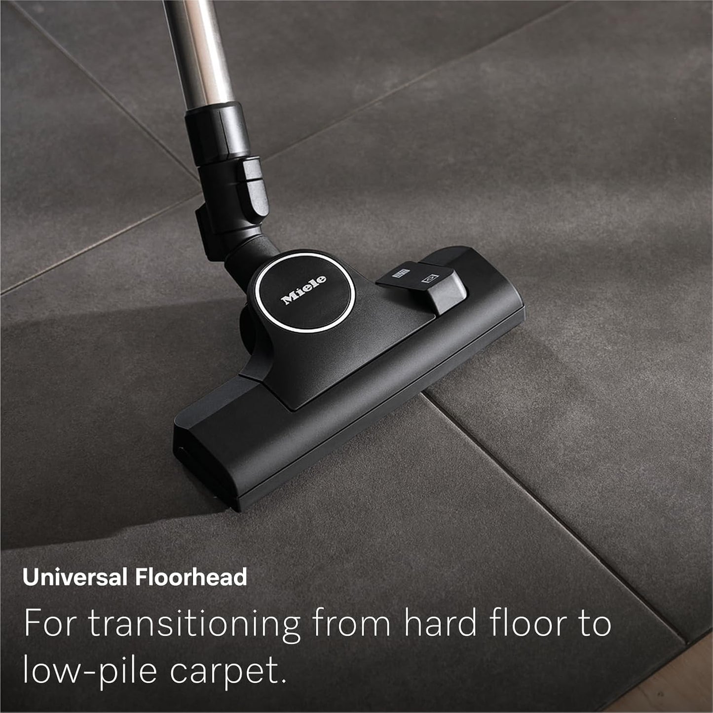 Miele Guard L1 AllFloor Bagged Canister Vacuum - AirClean Plus Filter, LED Display, Obsidian Black/Rose Gold