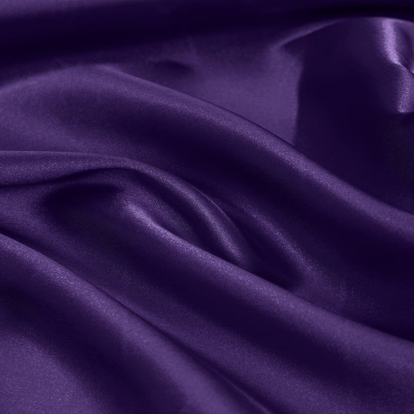 Horbaunal Purple Satin Tablecloth 60 x 102 Inches Rectangle Satin Table Cover Bright Silk Table Cloth Smooth Table Decoration for Wedding Party Banquet