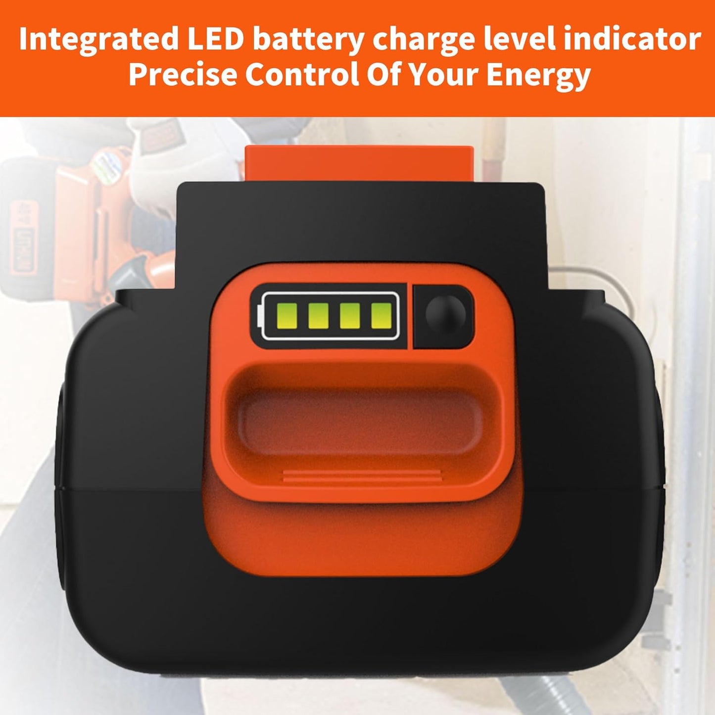 Powilling 40V Lithium Replacement Battery - 3.5Ah for Black & Decker Tools | Compatible with LBX2040, LBXR36, LST540