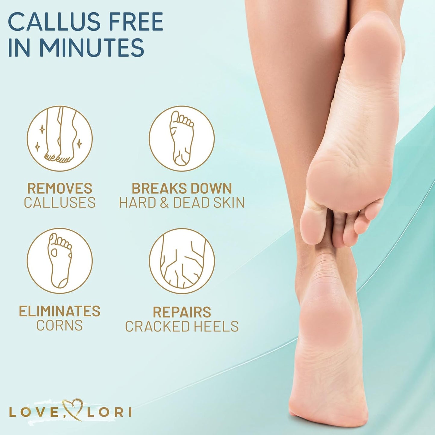 Regine Switzerland Callus Remover Gel - Extra Strength Foot Care Scrubber, 6oz for Smooth Feet