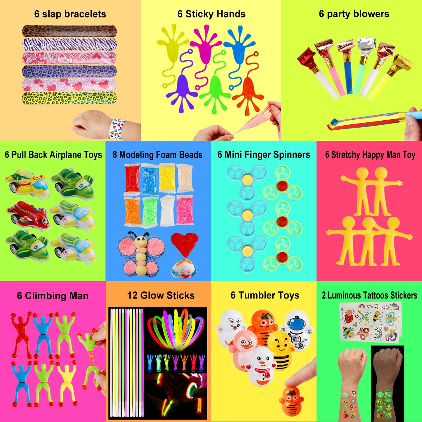 160 pcs Fidget Toys Pack, Party Favors For Kids 8-12 Mini Autism Sensory Toy Goodie Bag Pinata Stuffers Treasure Box School Prizes Birthday Party Supplies Halloween Treat Xmas Gifts For Boys Girls 4-8