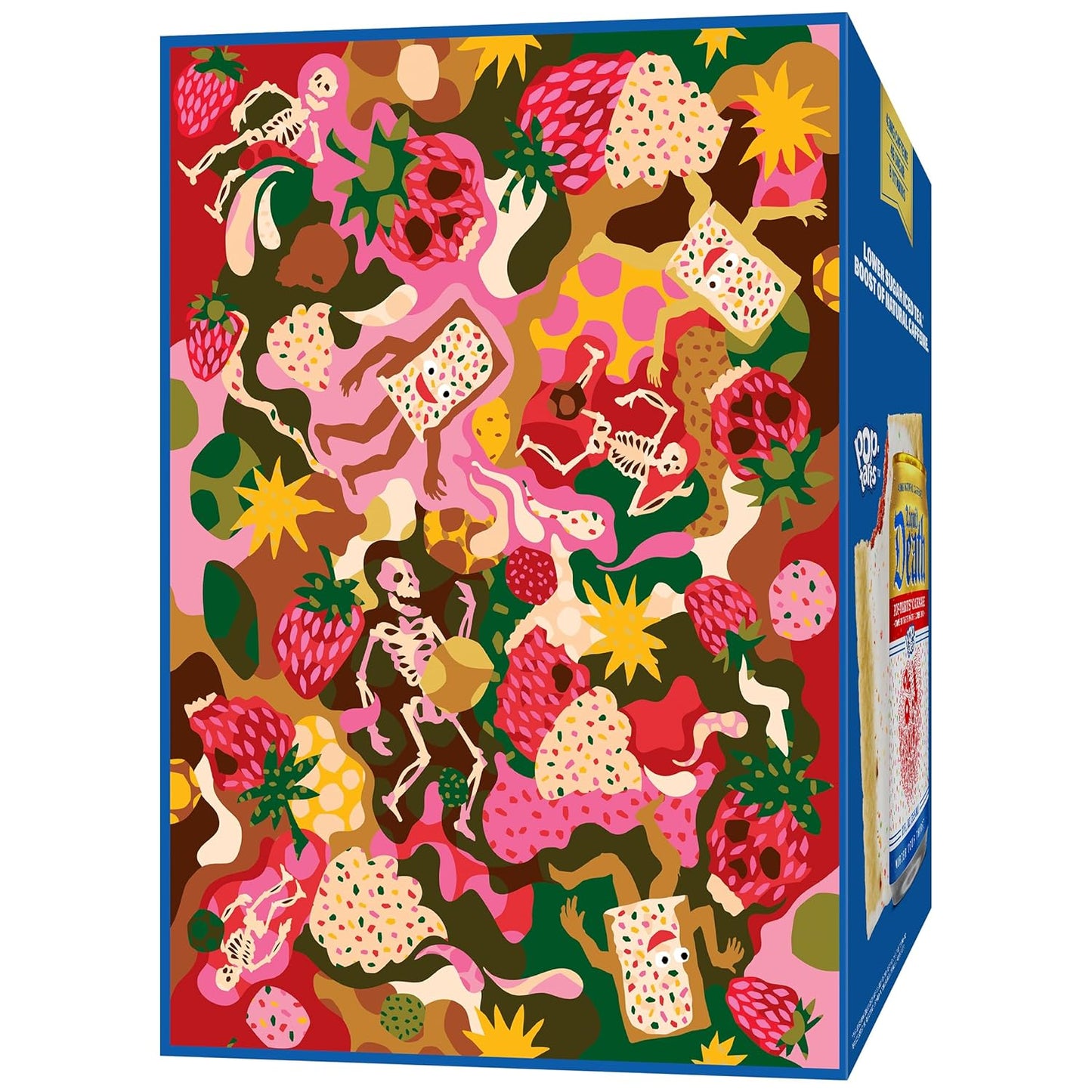 Liquid Death Iced Tea - Pop-Tarts™ Carnage Black Tea with Strawberry Flavor | 12 Fl Oz (Pack of 12)