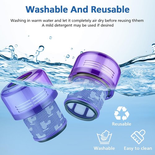 Dyson 2-Pack HEPA Filter Replacement - Compatible with V11 Outsize & Absolute Models | High Efficiency