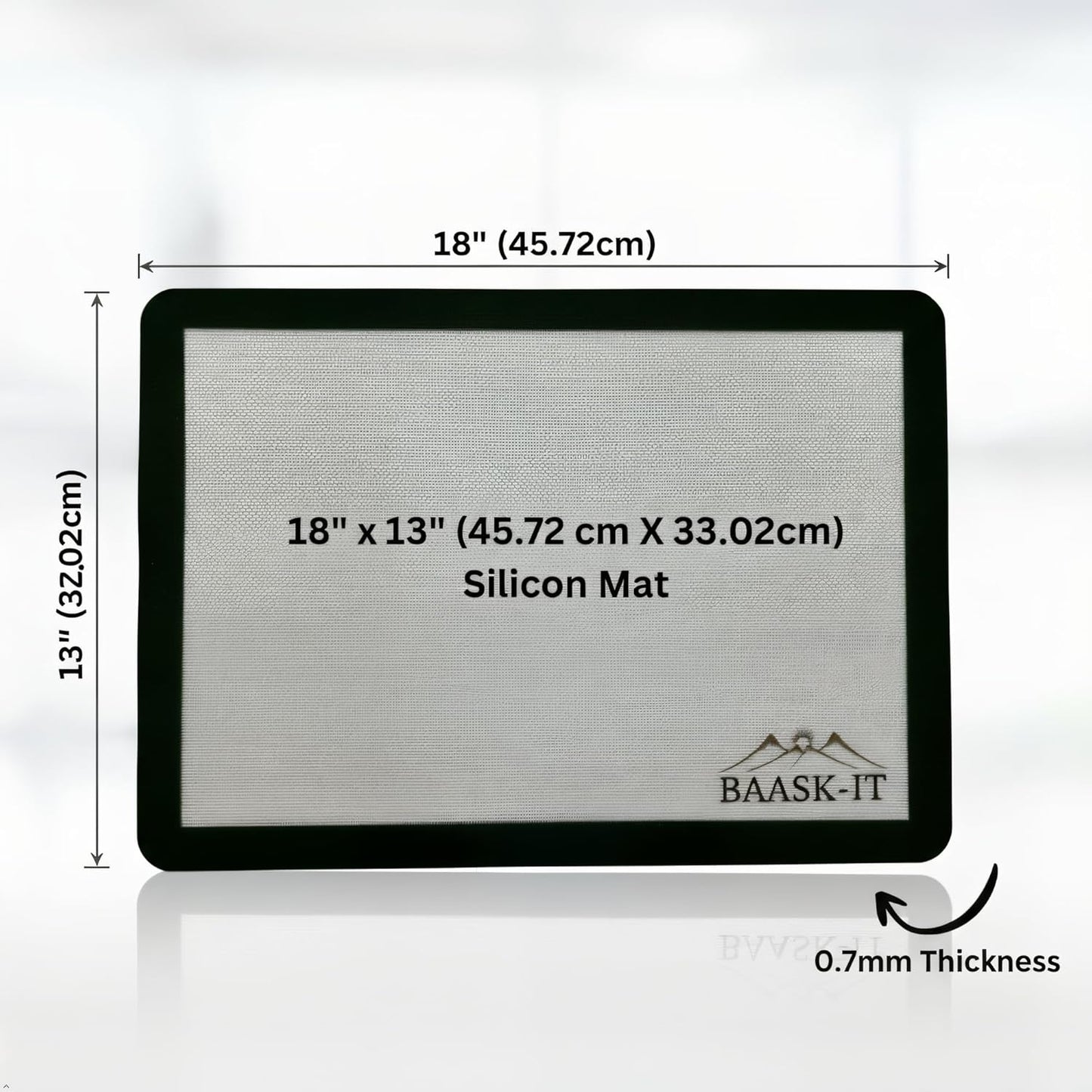 Silicone Baking Mats Set - 3 Non-Stick Reusable Oven Liners | Parchment-Free (18" x 13" + 15" x 10")