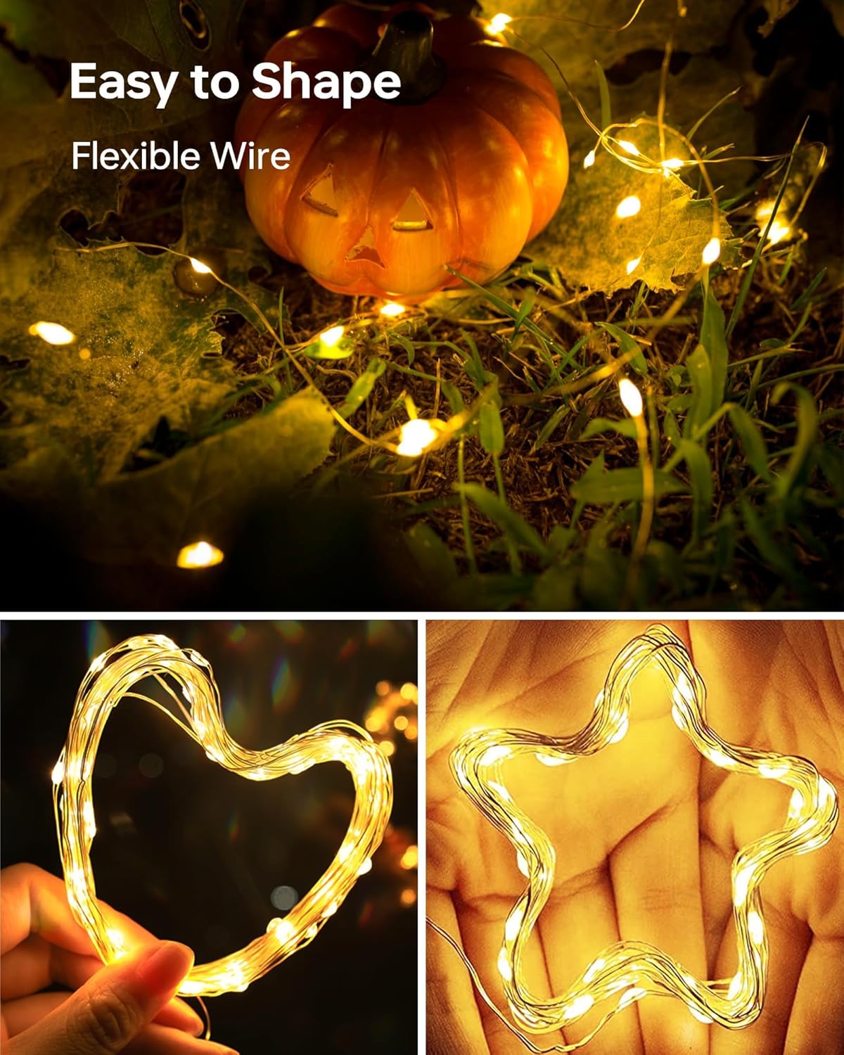 Skiennix 12 Pack Fairy Lights - 7ft 20 LED Battery Operated Twinkle Lights for Mason Jars | Warm White & Cool White