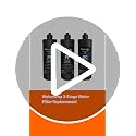 Replacement Water Filter for Under-Sink Water Purification System - 2PPGC Compatible