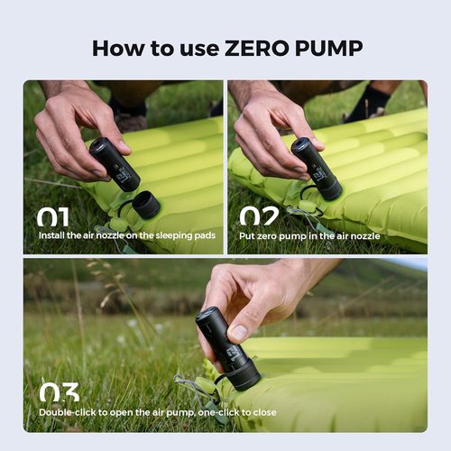 FLEXTAILGEAR Ultra-Mini Electric Air Pump - Rechargeable Portable Pump for Inflatables | 1.2 oz