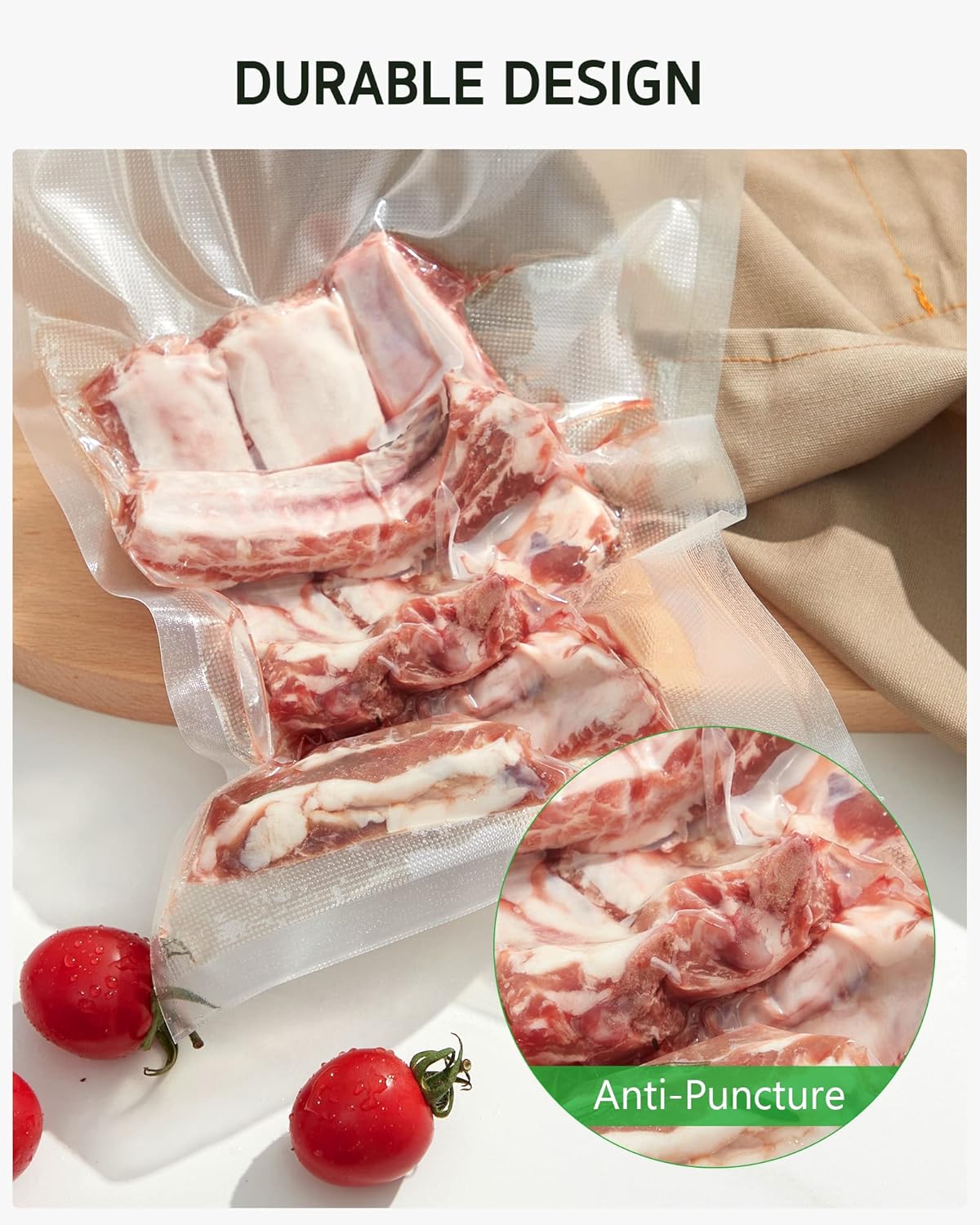 Syntus Vacuum Sealer Bags - Commercial Grade BPA-Free Food Storage | 150 Gallon, Quart & Pint Sizes