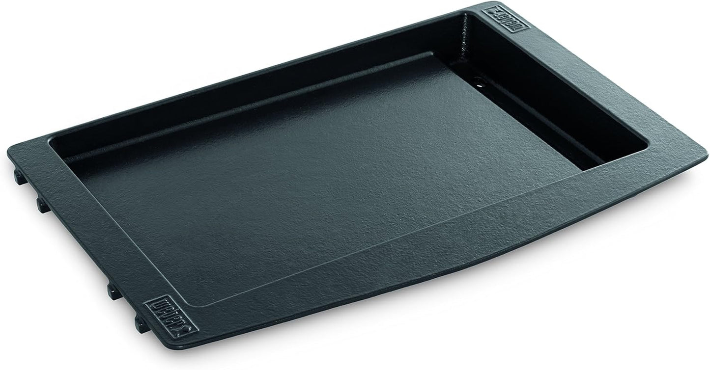 Weber Genesis II Griddle - Porcelain Enameled Cast Iron, Non-Stick, Superior Heat Retention | Fits 3-6 Burner Grills