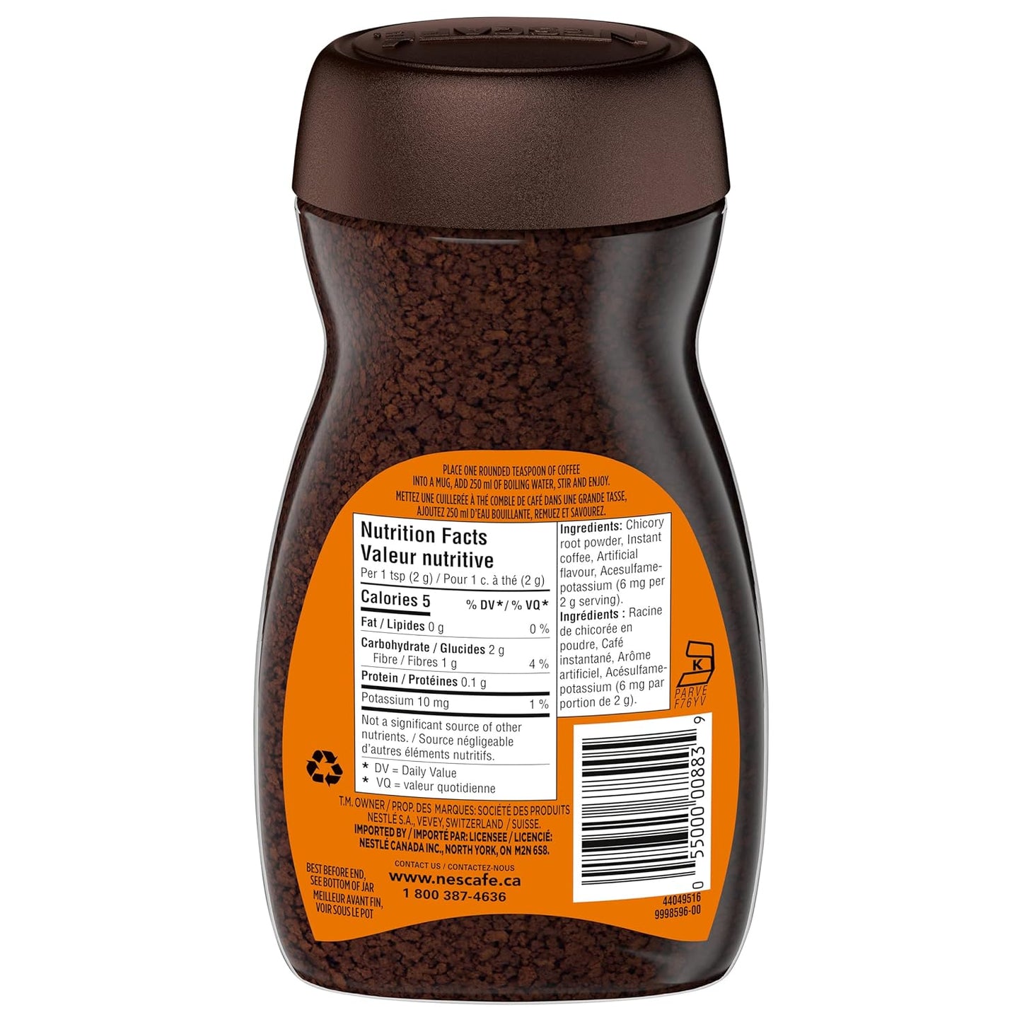 NESCAFÉ Rich Instant Coffee - Hazelnut Flavor, 100g | Premium Instant Brew