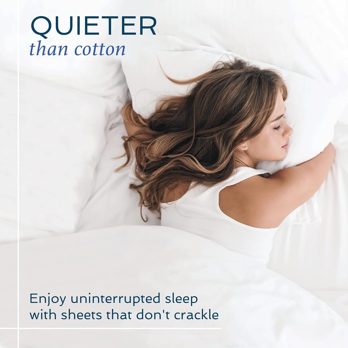 Queen King Bed Sheet Sets by Luxury Hotel | Ultra Soft, Breathable & Cooling - 4PCS in Navy, King Size