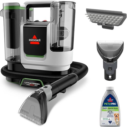 BISSELL® Little Green® Proheat® Portable Deep Cleaner - Heated Cleaning Technology & Pet Pro Oxy Formula Included | Model 3969