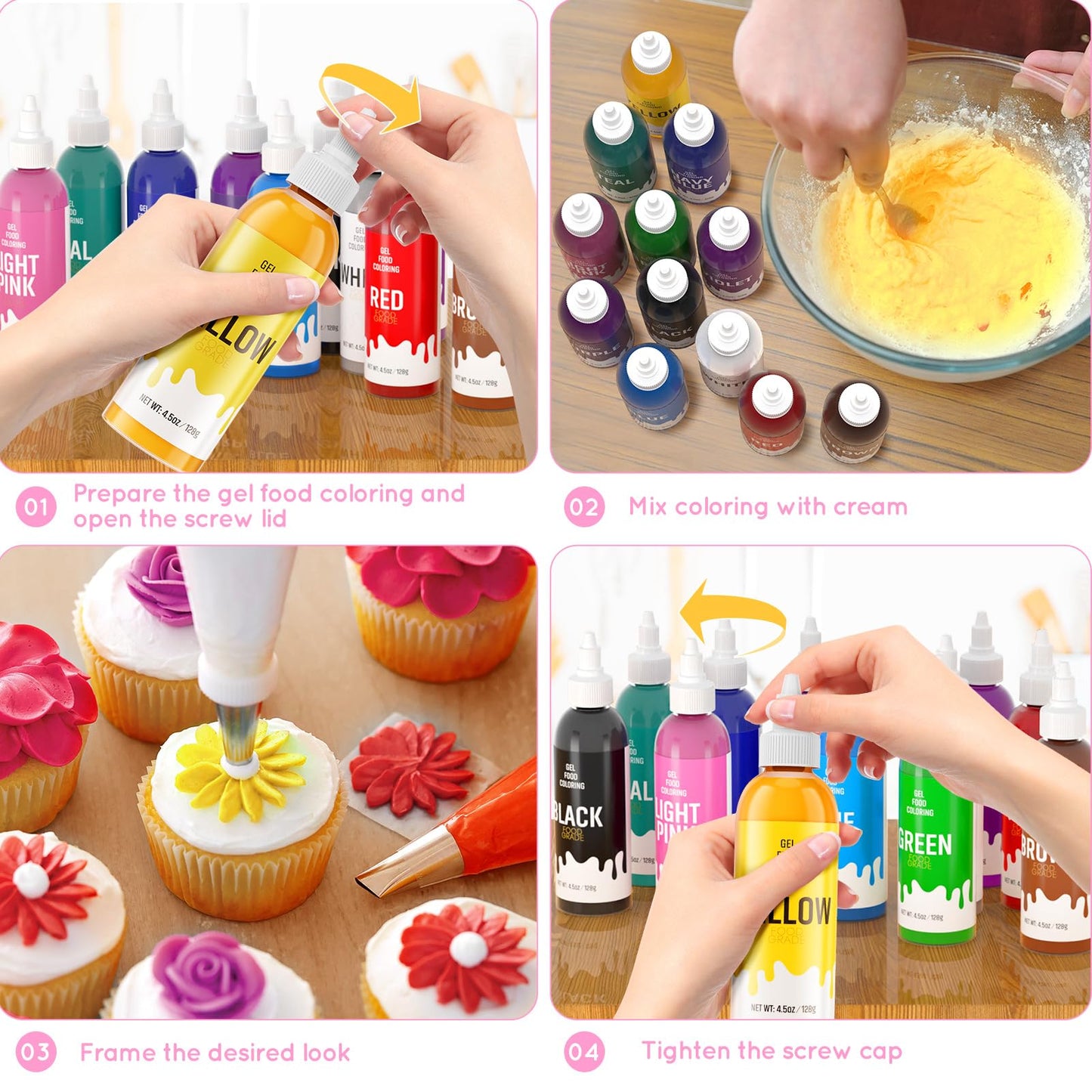 Food Coloring Gel for Baking Cake Food Coloring