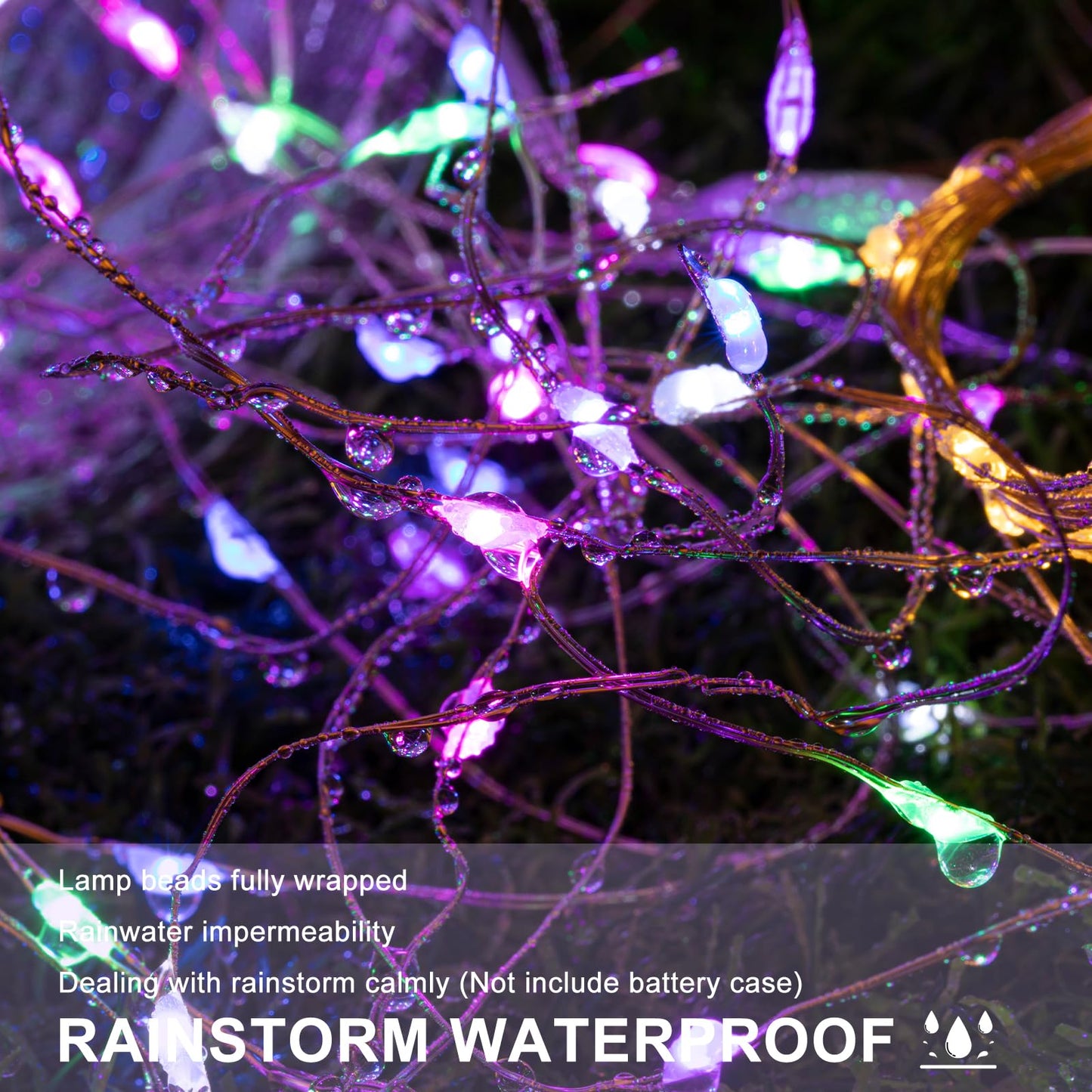 SINAMER 6 Pack Fairy Lights Battery Operated Lights, 7ft 20 Led Multicolor Mini String Lights, Waterproof Silver Wire Starry for Mason Jars Wedding Party Centerpiece Table Christmas