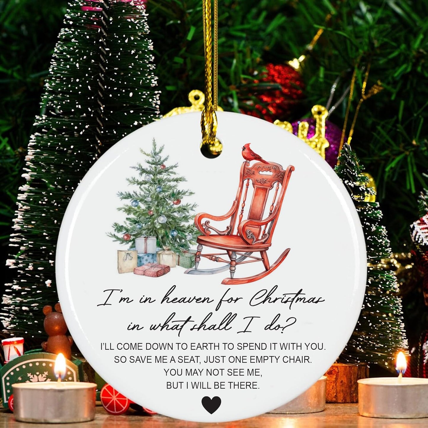 Regine Switzerland Memorial Ornaments - Heartfelt Gifts for Loss of Loved Ones | Christmas Remembrance