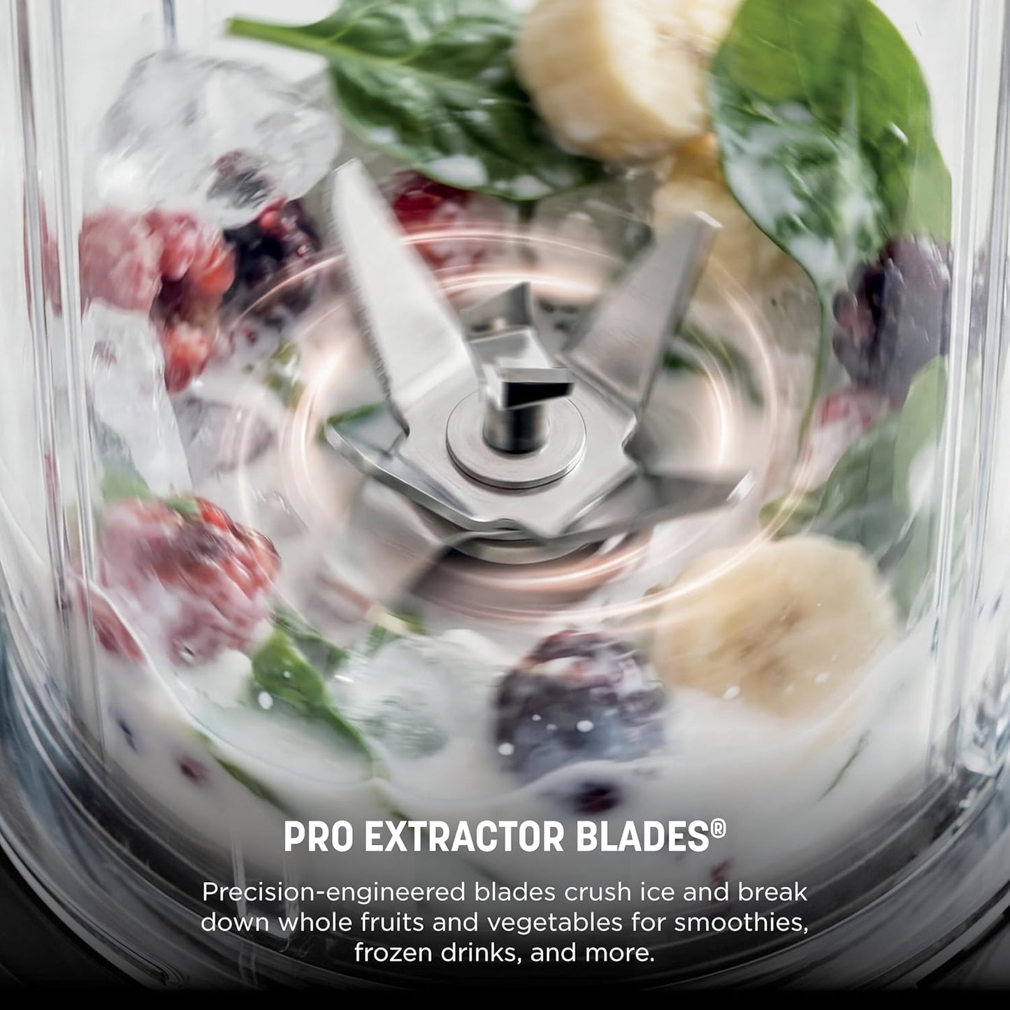 Ninja Blender | Nutri Pro | Auto IQ Smoothie Maker with 2 To-Go Cups & Lids | 1100W Silver