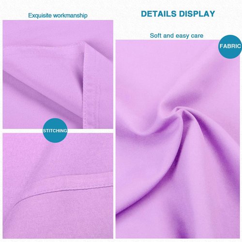 FLXXIE Body Pillow Cover - Super Soft Microfiber 20x54 Pillowcase | Wrinkle & Stain Resistant, Lavender