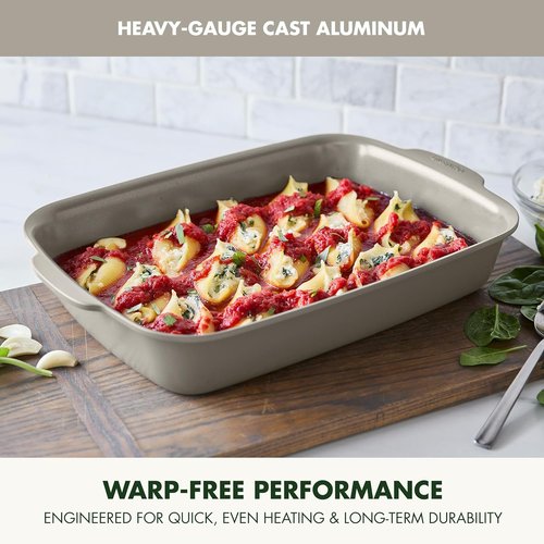 GreenPan Premiere Bakeware Set - Healthy Ceramic Nonstick, PFAS-Free, 4-Piece, Taupe, Oven & Broiler Safe