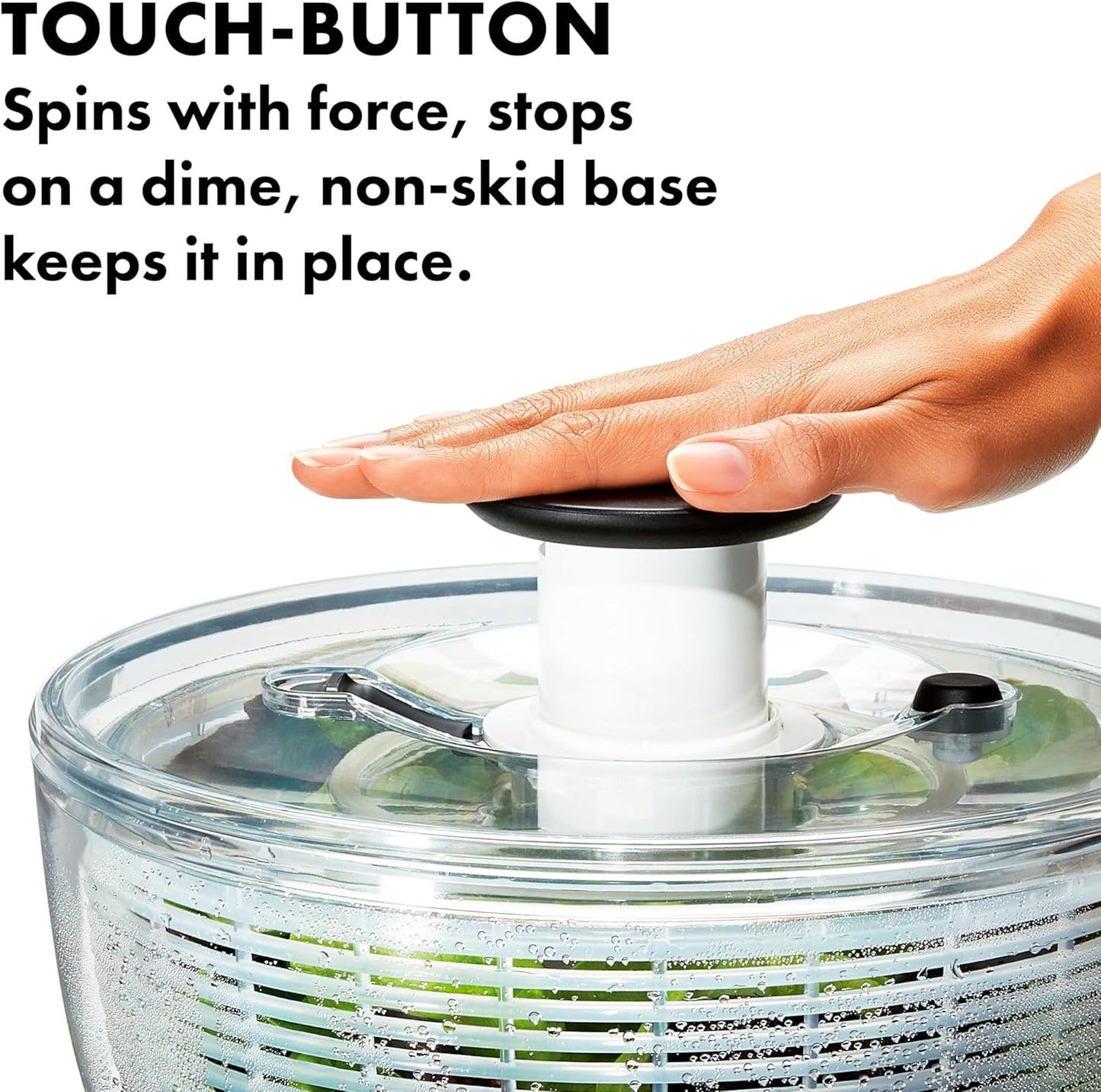 OXO Good Grips Salad Spinner - Efficient Lettuce & Fruit Washer | 6.22 Quart Capacity (Pack of 4)