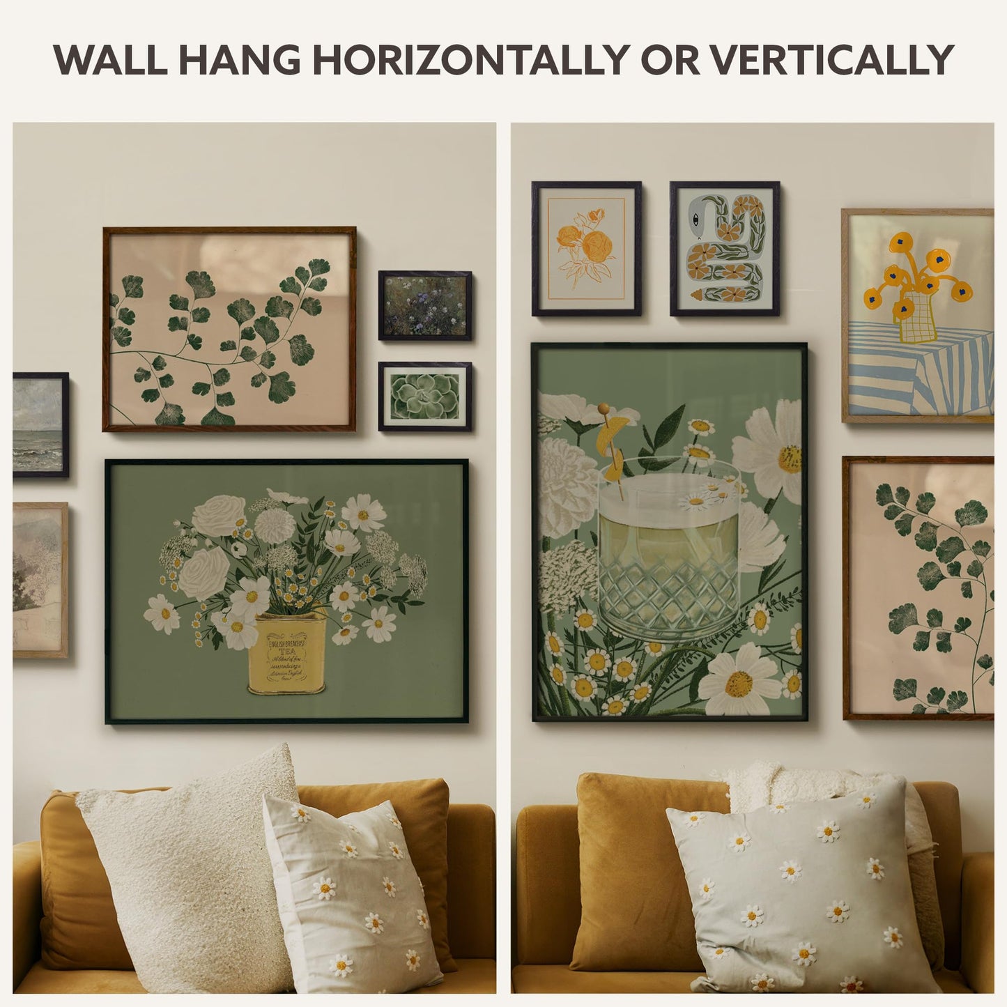 Opposite Wall - 16x20 in - Dark Solid Oak Wood Picture Frame - Lightweight, Versatile & Shatterproof - Wall Hanging Poster or Photo Frame - Wall Decor for Office, Gallery & Home - 2 Pack