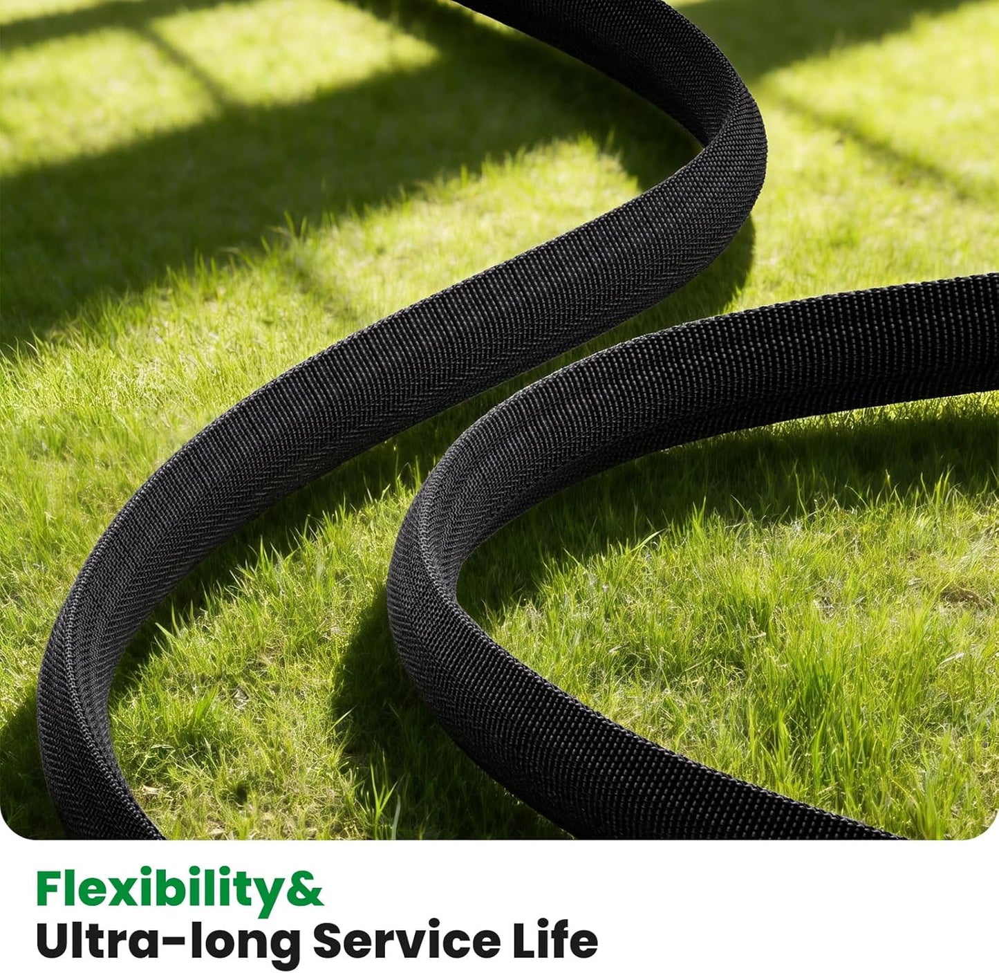 Ultra Lightweight 50FT Garden Hose - Kink-Free, Burst-Resistant & Flexible for Outdoor Use