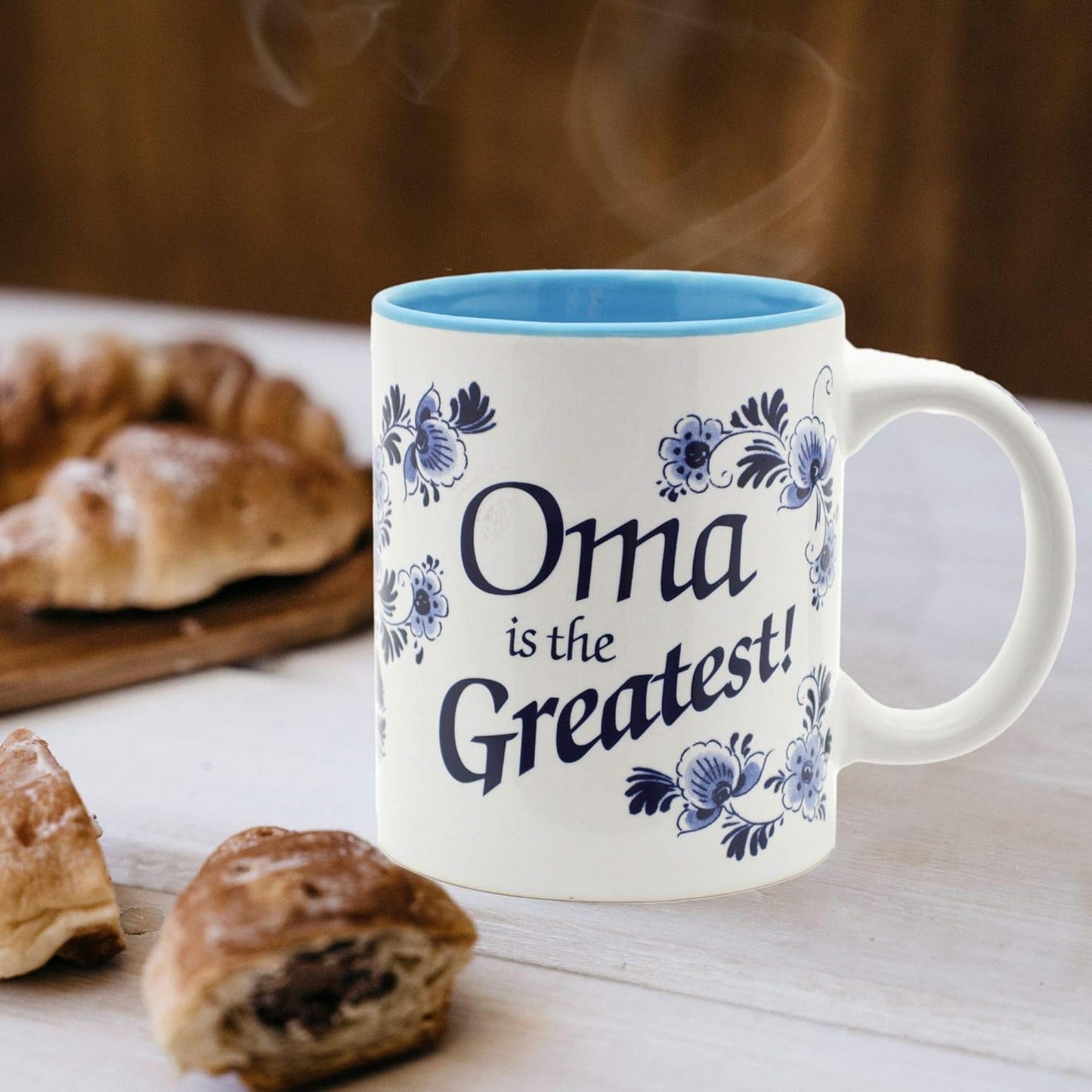 12 oz. Ceramic Coffee Mug - 'Oma is the Greatest' Multicolor Gift for German & Dutch Grandmas