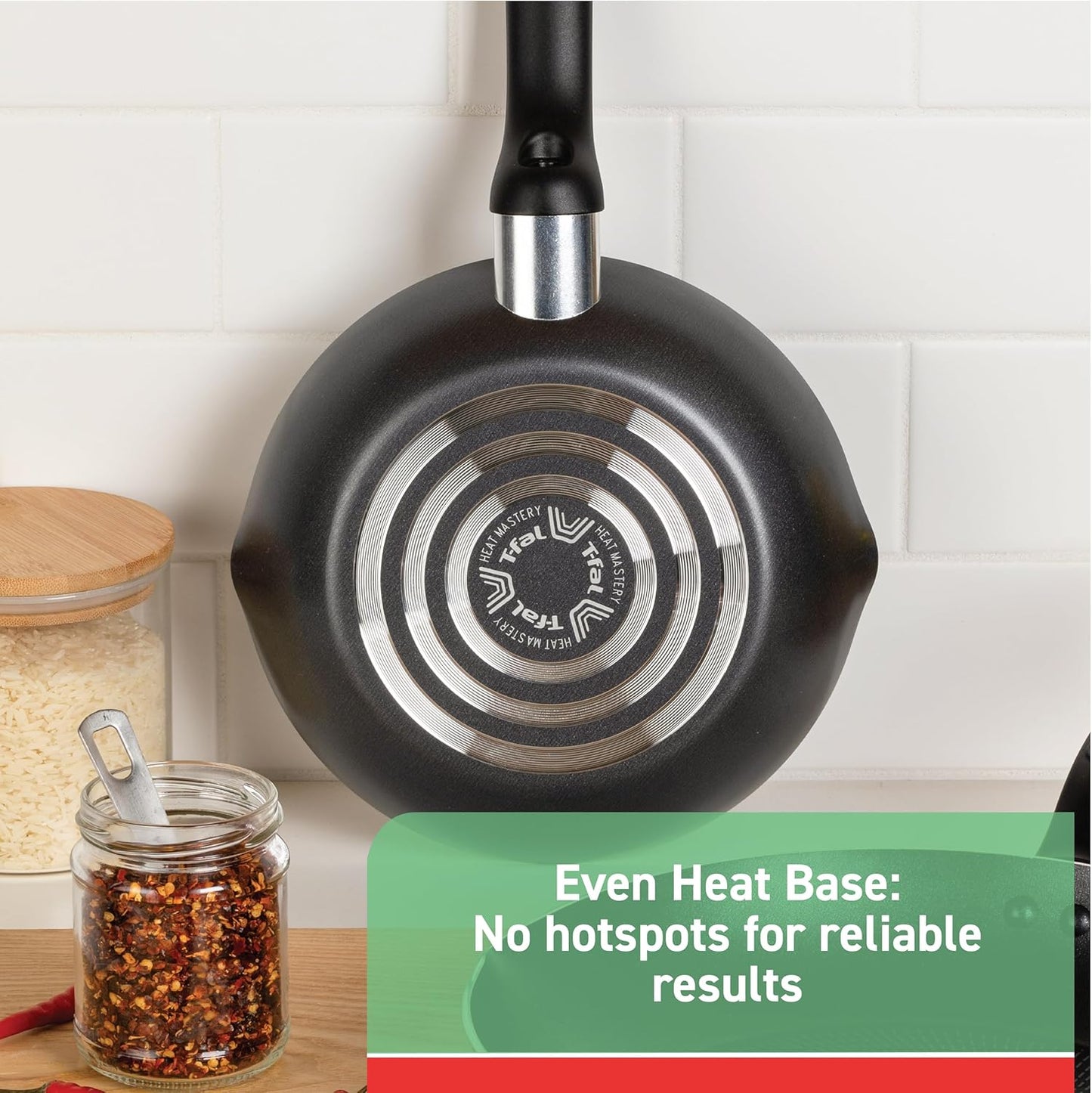T-fal Specialty Nonstick 3 Quart Handy Pot - Oven Safe Up to 350°F | Dishwasher Safe Black Cookware