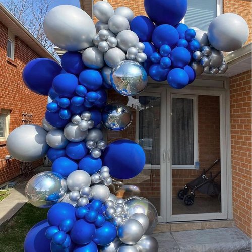 FOTIOMRG Royal Blue Balloons - 12 Inch Helium Quality Latex for Birthday, Graduation & Baby Showers | 50 Pack
