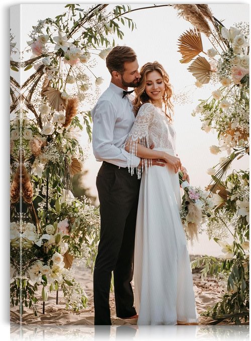 Custom Canvas Prints by [Brand Name] - Personalized Photo Wall Art for Weddings, Family, Pets | 20x28 Wrapped Frame