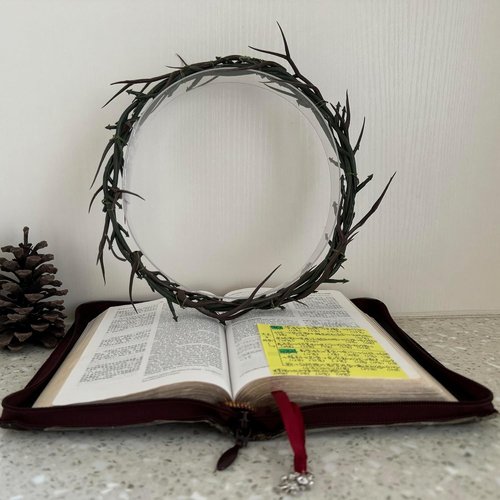 Crown of Thorns | 8-10" Diameter Easter Tree Decoration - Passion of Christ Mini Ornament
